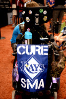 Cure SMA Day at the Ray Game, Tropicana Field St. Pete FL 8/9/15